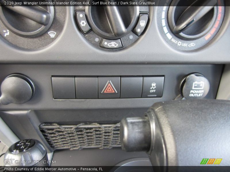 Surf Blue Pearl / Dark Slate Gray/Blue 2010 Jeep Wrangler Unlimited Islander Edition 4x4