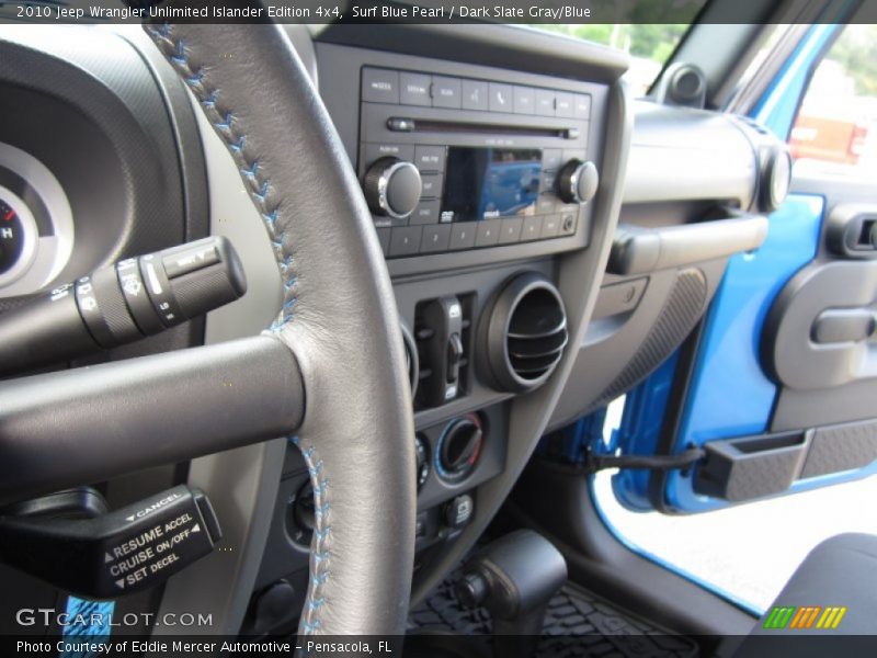 Surf Blue Pearl / Dark Slate Gray/Blue 2010 Jeep Wrangler Unlimited Islander Edition 4x4