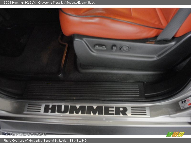 Graystone Metallic / Sedona/Ebony Black 2008 Hummer H2 SUV
