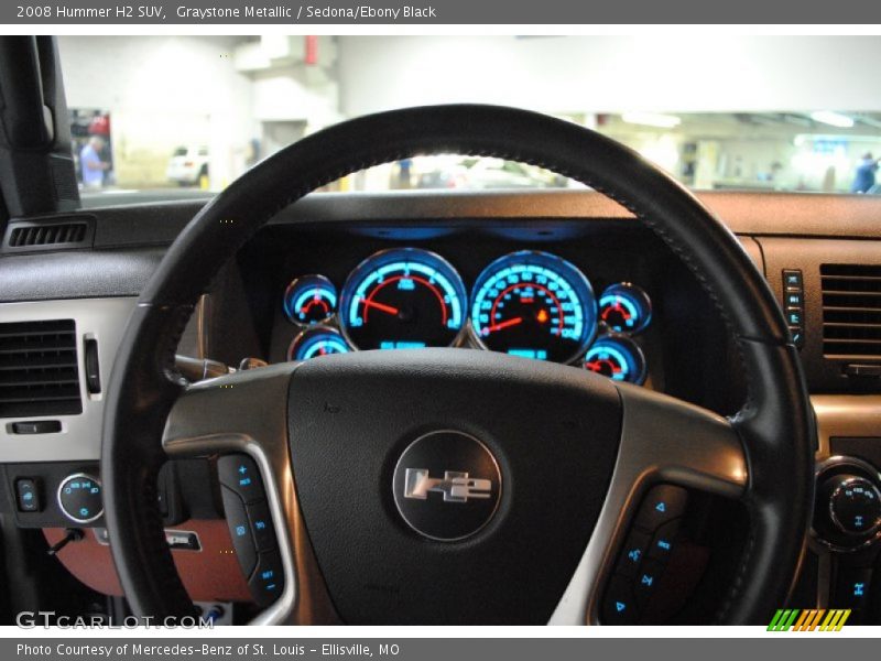Graystone Metallic / Sedona/Ebony Black 2008 Hummer H2 SUV