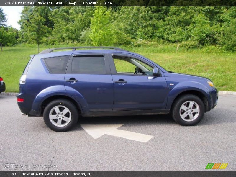 Deep Blue Metallic / Beige 2007 Mitsubishi Outlander LS 4WD