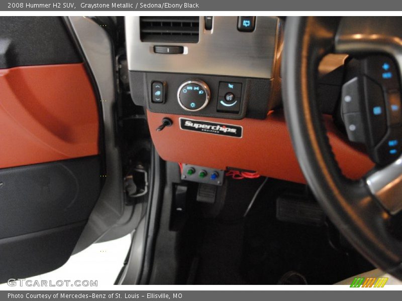 Graystone Metallic / Sedona/Ebony Black 2008 Hummer H2 SUV