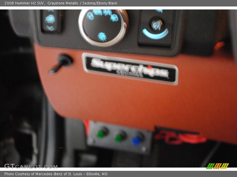 Graystone Metallic / Sedona/Ebony Black 2008 Hummer H2 SUV