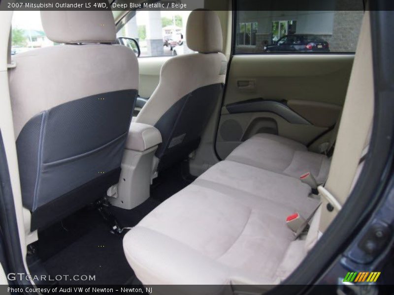 Deep Blue Metallic / Beige 2007 Mitsubishi Outlander LS 4WD