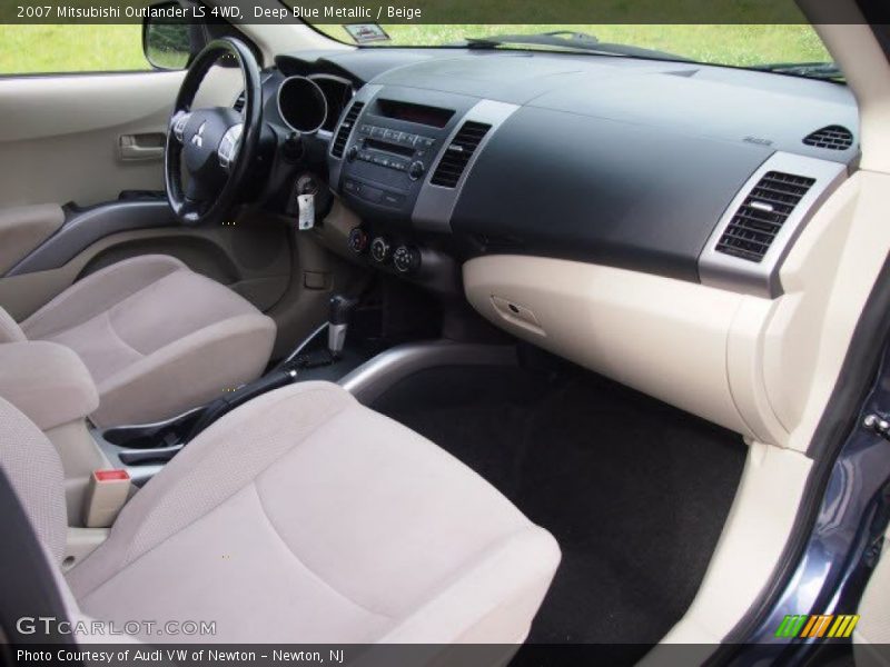 Deep Blue Metallic / Beige 2007 Mitsubishi Outlander LS 4WD