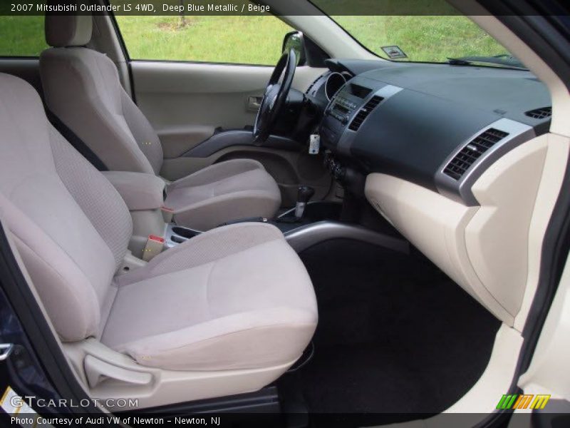 Deep Blue Metallic / Beige 2007 Mitsubishi Outlander LS 4WD