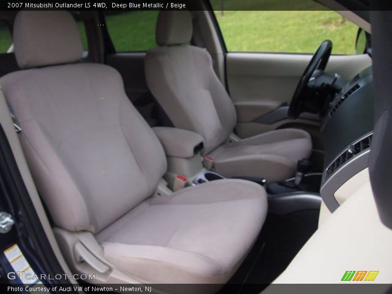Deep Blue Metallic / Beige 2007 Mitsubishi Outlander LS 4WD