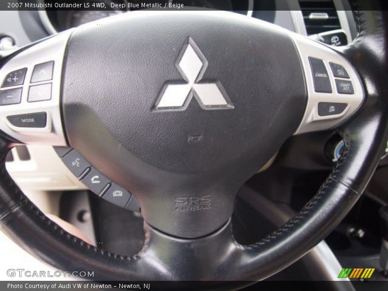 Deep Blue Metallic / Beige 2007 Mitsubishi Outlander LS 4WD