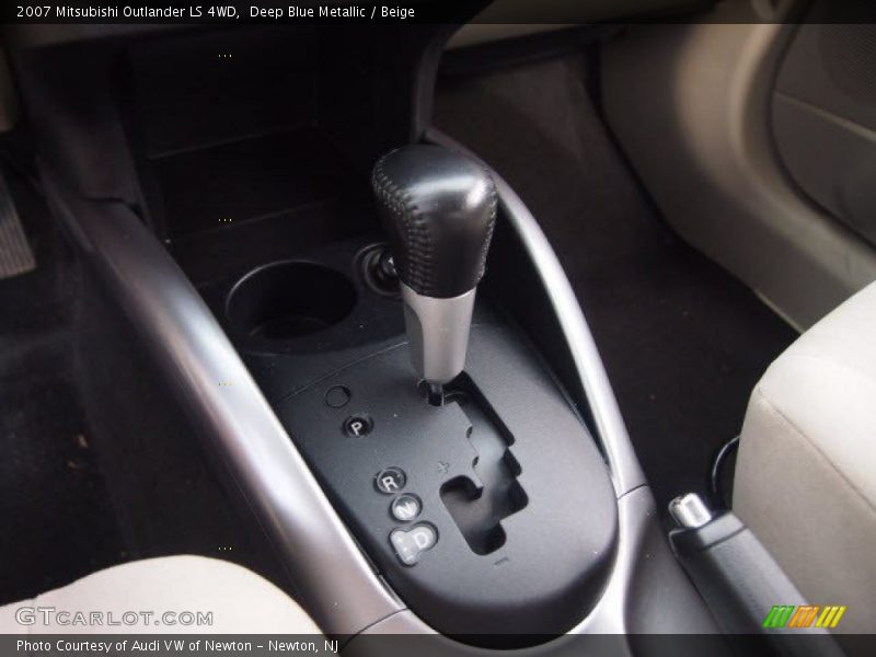 Deep Blue Metallic / Beige 2007 Mitsubishi Outlander LS 4WD