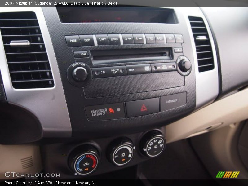 Deep Blue Metallic / Beige 2007 Mitsubishi Outlander LS 4WD