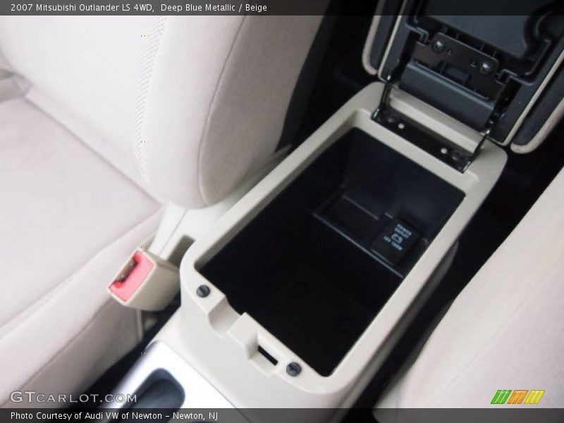 Deep Blue Metallic / Beige 2007 Mitsubishi Outlander LS 4WD