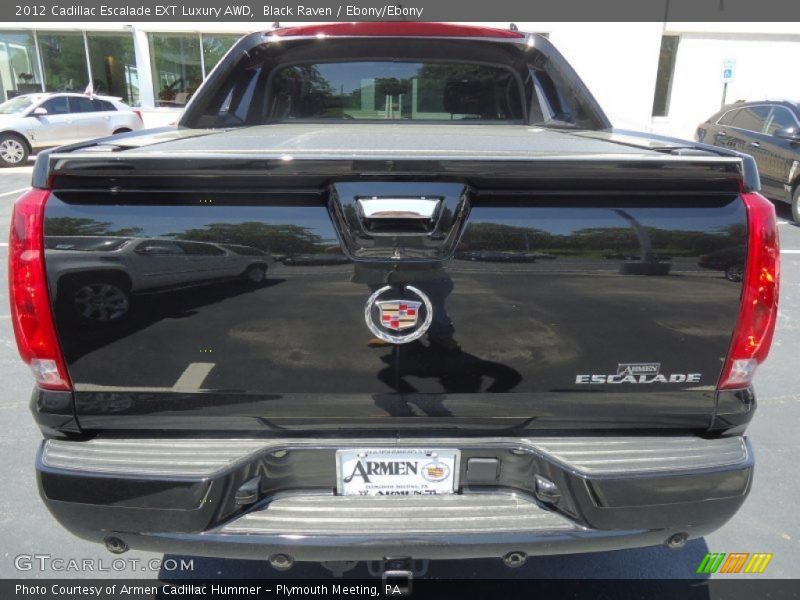 Black Raven / Ebony/Ebony 2012 Cadillac Escalade EXT Luxury AWD