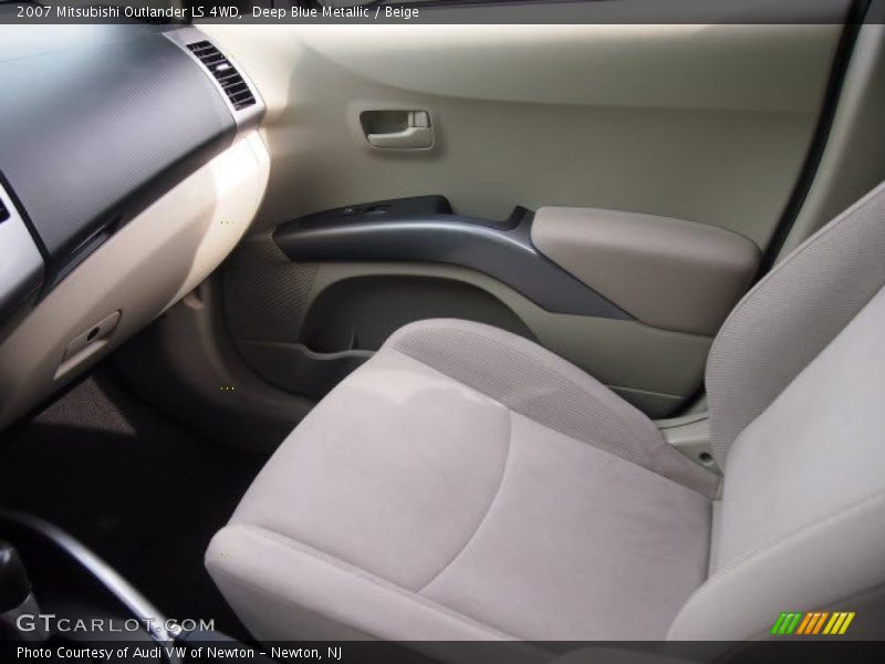 Deep Blue Metallic / Beige 2007 Mitsubishi Outlander LS 4WD