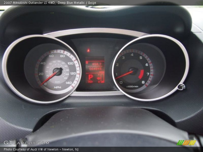 Deep Blue Metallic / Beige 2007 Mitsubishi Outlander LS 4WD