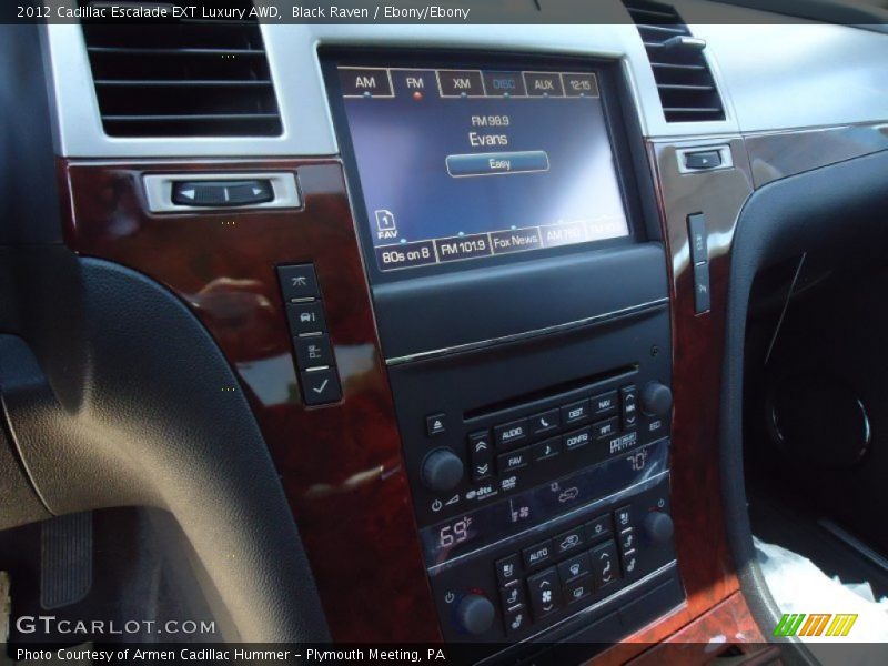 Black Raven / Ebony/Ebony 2012 Cadillac Escalade EXT Luxury AWD