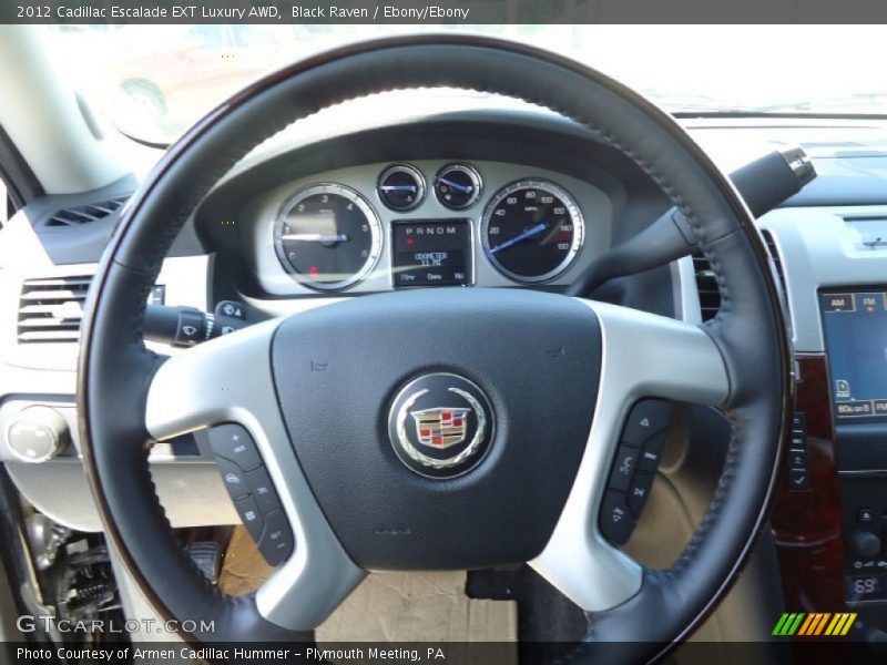 Black Raven / Ebony/Ebony 2012 Cadillac Escalade EXT Luxury AWD