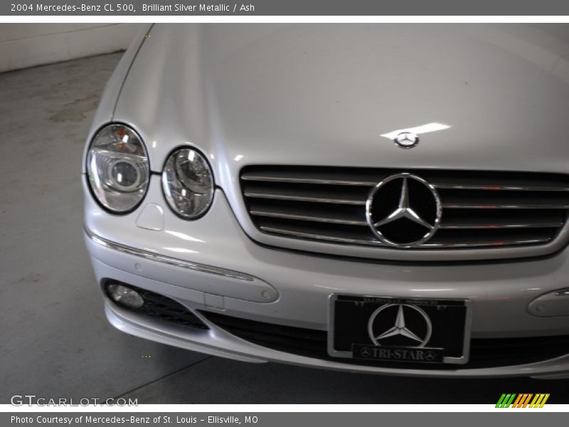 Brilliant Silver Metallic / Ash 2004 Mercedes-Benz CL 500