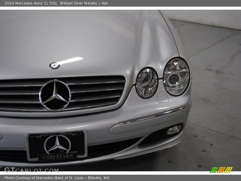 Brilliant Silver Metallic / Ash 2004 Mercedes-Benz CL 500