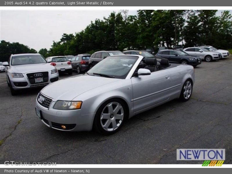 Light Silver Metallic / Ebony 2005 Audi S4 4.2 quattro Cabriolet