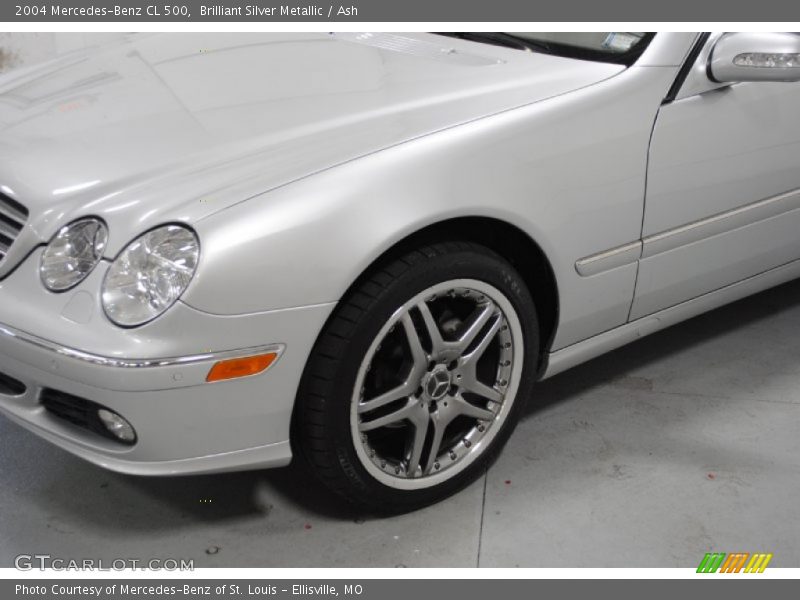 Brilliant Silver Metallic / Ash 2004 Mercedes-Benz CL 500
