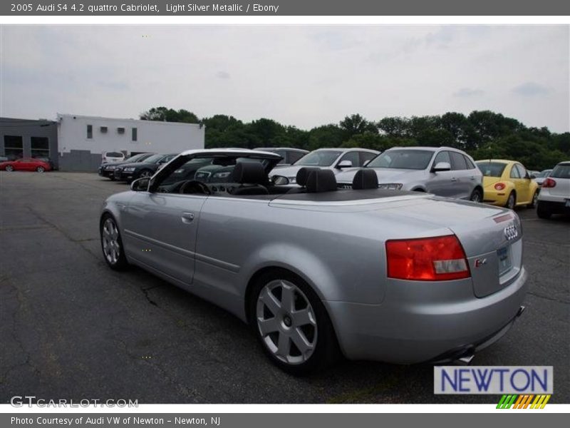 Light Silver Metallic / Ebony 2005 Audi S4 4.2 quattro Cabriolet