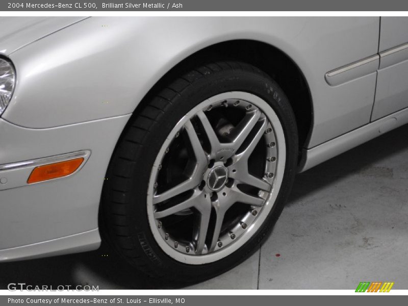 Brilliant Silver Metallic / Ash 2004 Mercedes-Benz CL 500