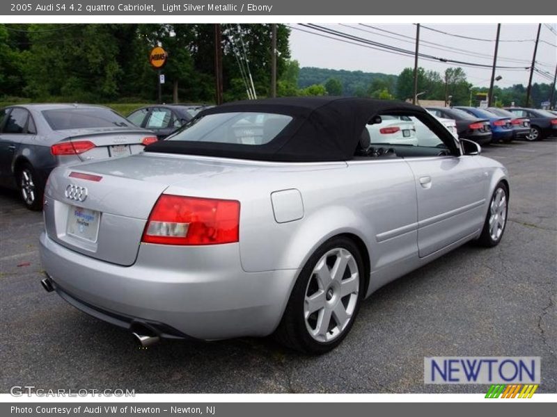 Light Silver Metallic / Ebony 2005 Audi S4 4.2 quattro Cabriolet