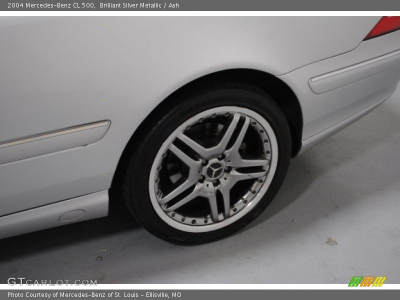 Brilliant Silver Metallic / Ash 2004 Mercedes-Benz CL 500