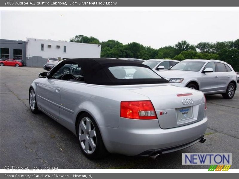 Light Silver Metallic / Ebony 2005 Audi S4 4.2 quattro Cabriolet