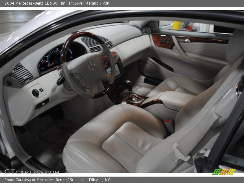 Brilliant Silver Metallic / Ash 2004 Mercedes-Benz CL 500