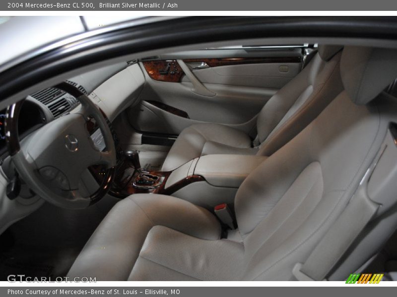 Brilliant Silver Metallic / Ash 2004 Mercedes-Benz CL 500