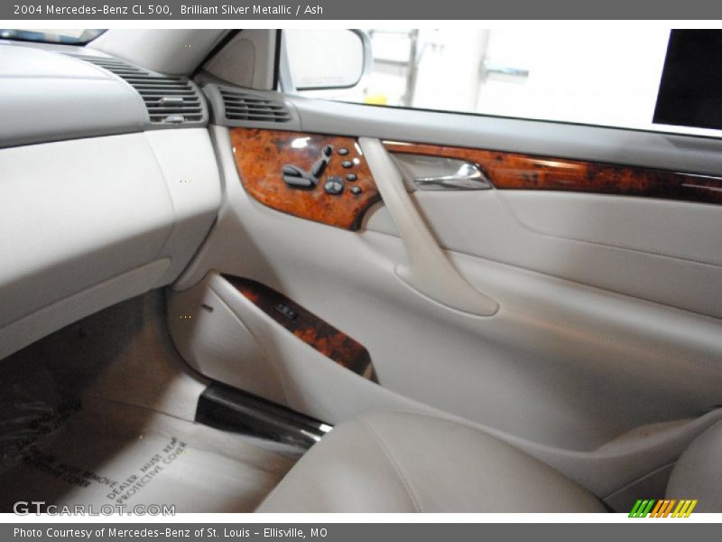 Brilliant Silver Metallic / Ash 2004 Mercedes-Benz CL 500