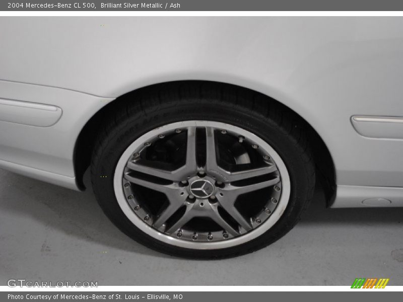 Brilliant Silver Metallic / Ash 2004 Mercedes-Benz CL 500