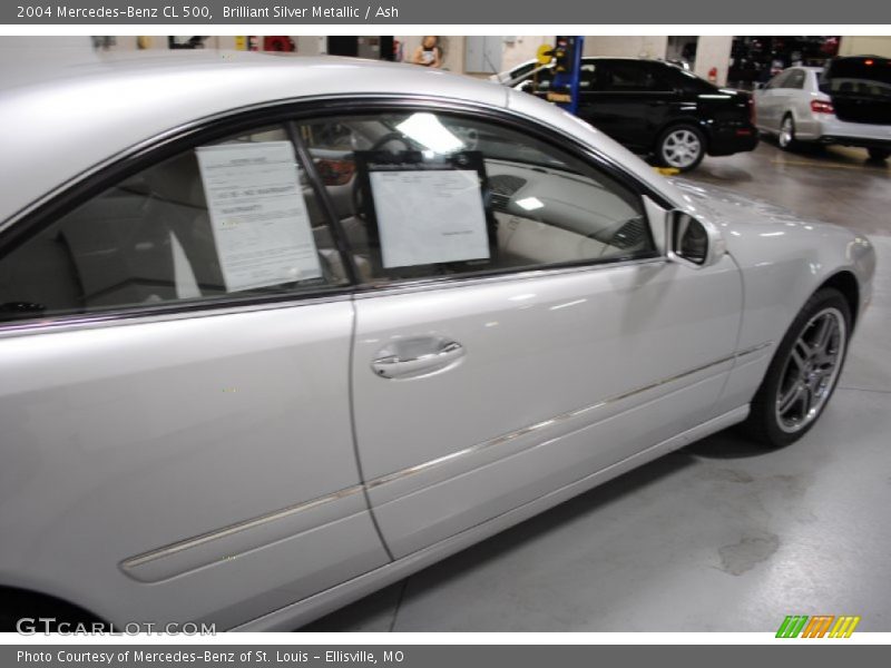 Brilliant Silver Metallic / Ash 2004 Mercedes-Benz CL 500