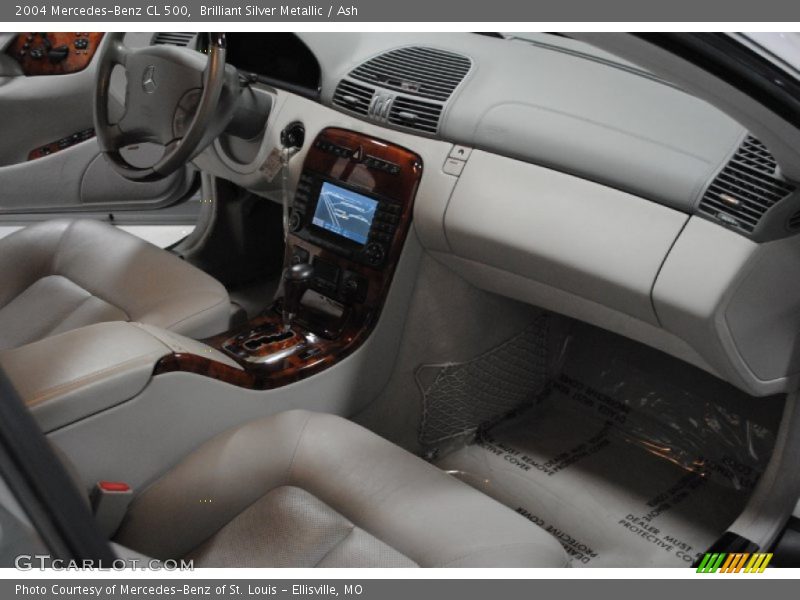 Brilliant Silver Metallic / Ash 2004 Mercedes-Benz CL 500