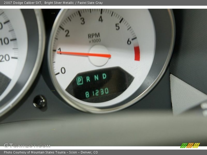 Bright Silver Metallic / Pastel Slate Gray 2007 Dodge Caliber SXT