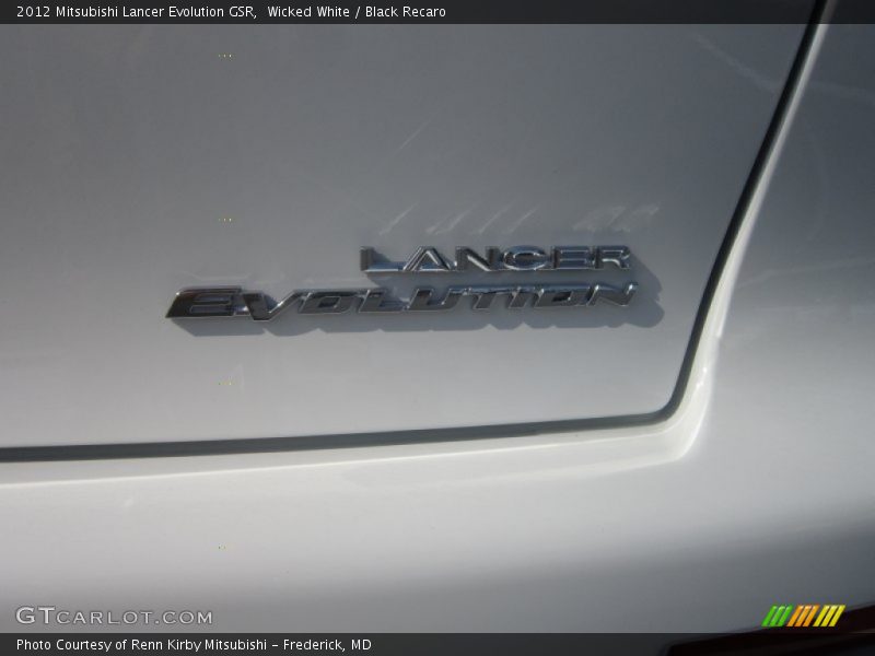  2012 Lancer Evolution GSR Logo