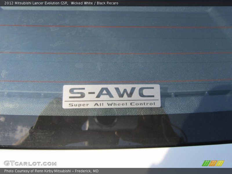  2012 Lancer Evolution GSR Logo