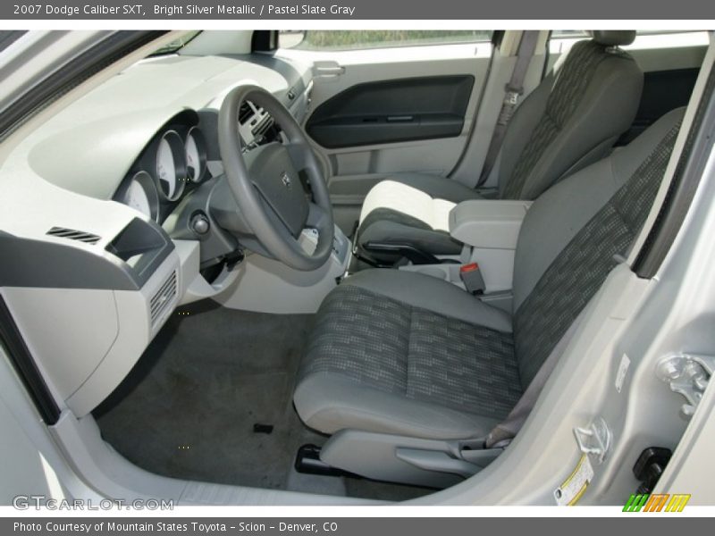 Bright Silver Metallic / Pastel Slate Gray 2007 Dodge Caliber SXT
