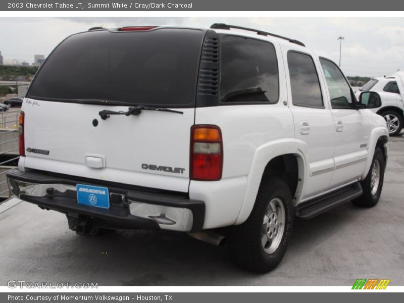 Summit White / Gray/Dark Charcoal 2003 Chevrolet Tahoe LT