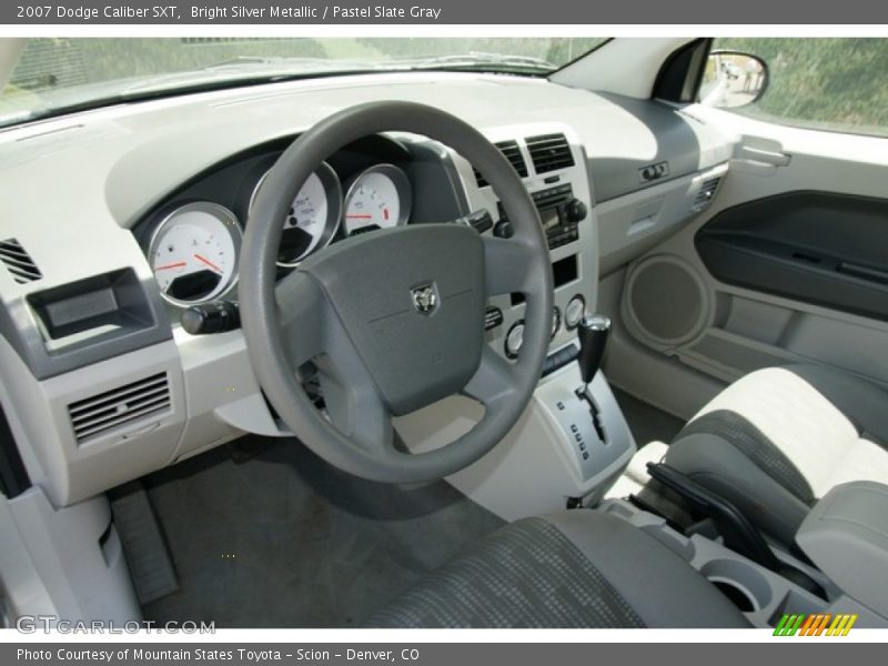 Bright Silver Metallic / Pastel Slate Gray 2007 Dodge Caliber SXT