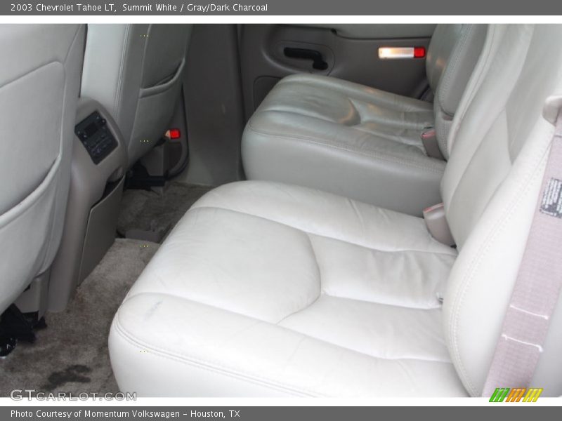Summit White / Gray/Dark Charcoal 2003 Chevrolet Tahoe LT