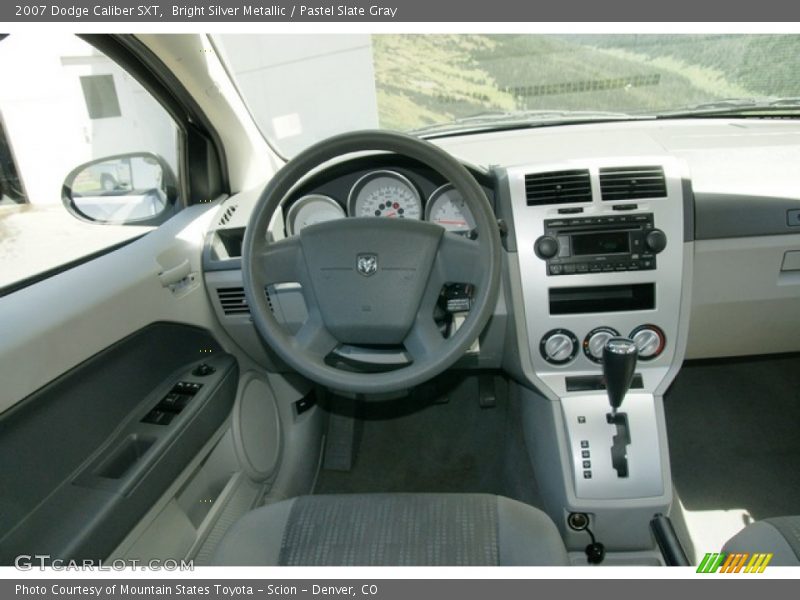 Bright Silver Metallic / Pastel Slate Gray 2007 Dodge Caliber SXT