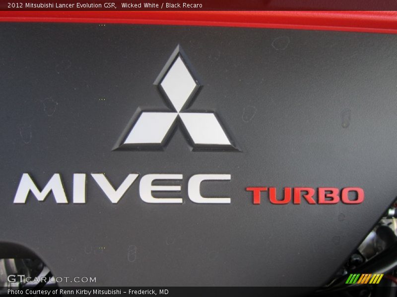  2012 Lancer Evolution GSR Engine - 2.0 Liter Turbocharged DOHC 16-Valve MIVEC 4 Cylinder
