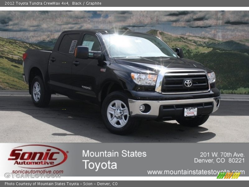 Black / Graphite 2012 Toyota Tundra CrewMax 4x4