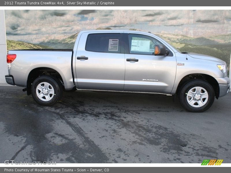 Silver Sky Metallic / Graphite 2012 Toyota Tundra CrewMax 4x4