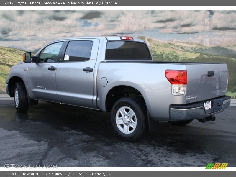 Silver Sky Metallic / Graphite 2012 Toyota Tundra CrewMax 4x4