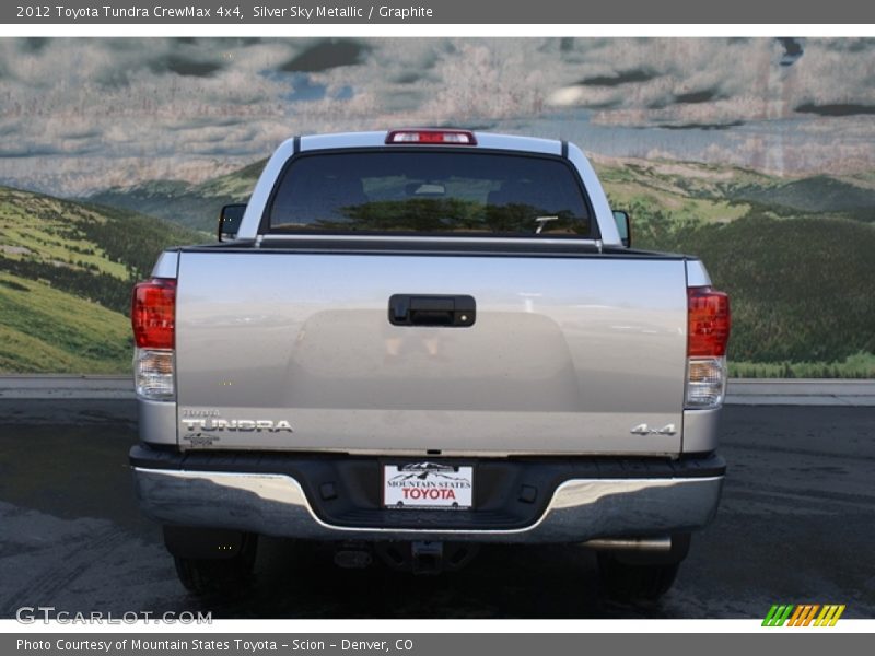Silver Sky Metallic / Graphite 2012 Toyota Tundra CrewMax 4x4