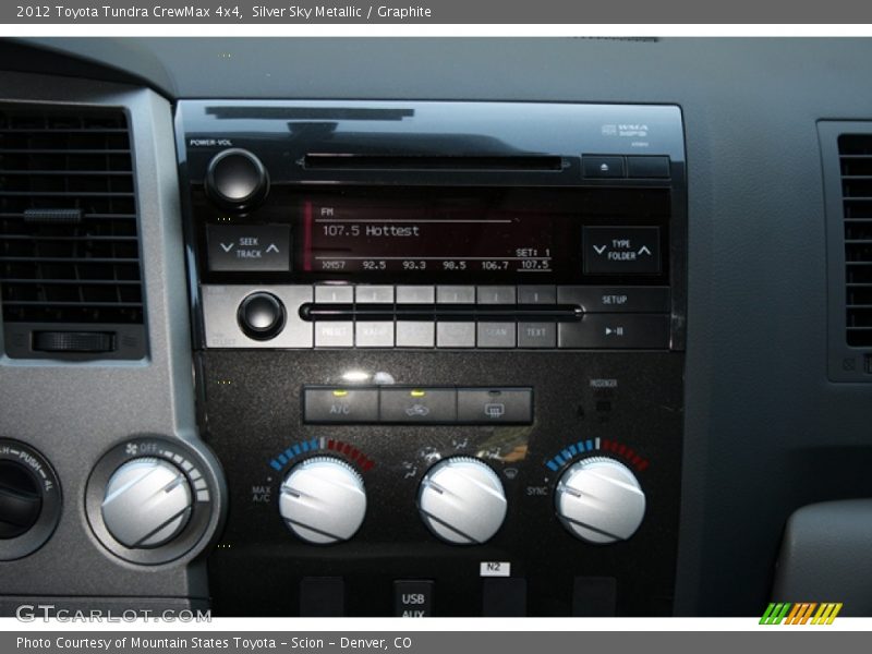 Silver Sky Metallic / Graphite 2012 Toyota Tundra CrewMax 4x4