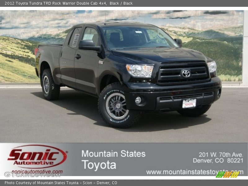 Black / Black 2012 Toyota Tundra TRD Rock Warrior Double Cab 4x4
